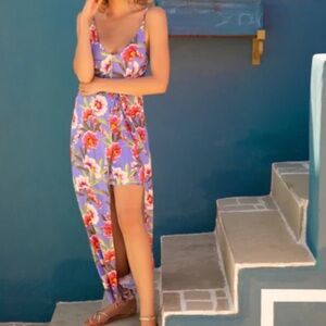 L*SPACE Riptide Floral Maxi Dress ~ NWT